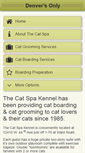 Mobile Screenshot of catspakennel.com